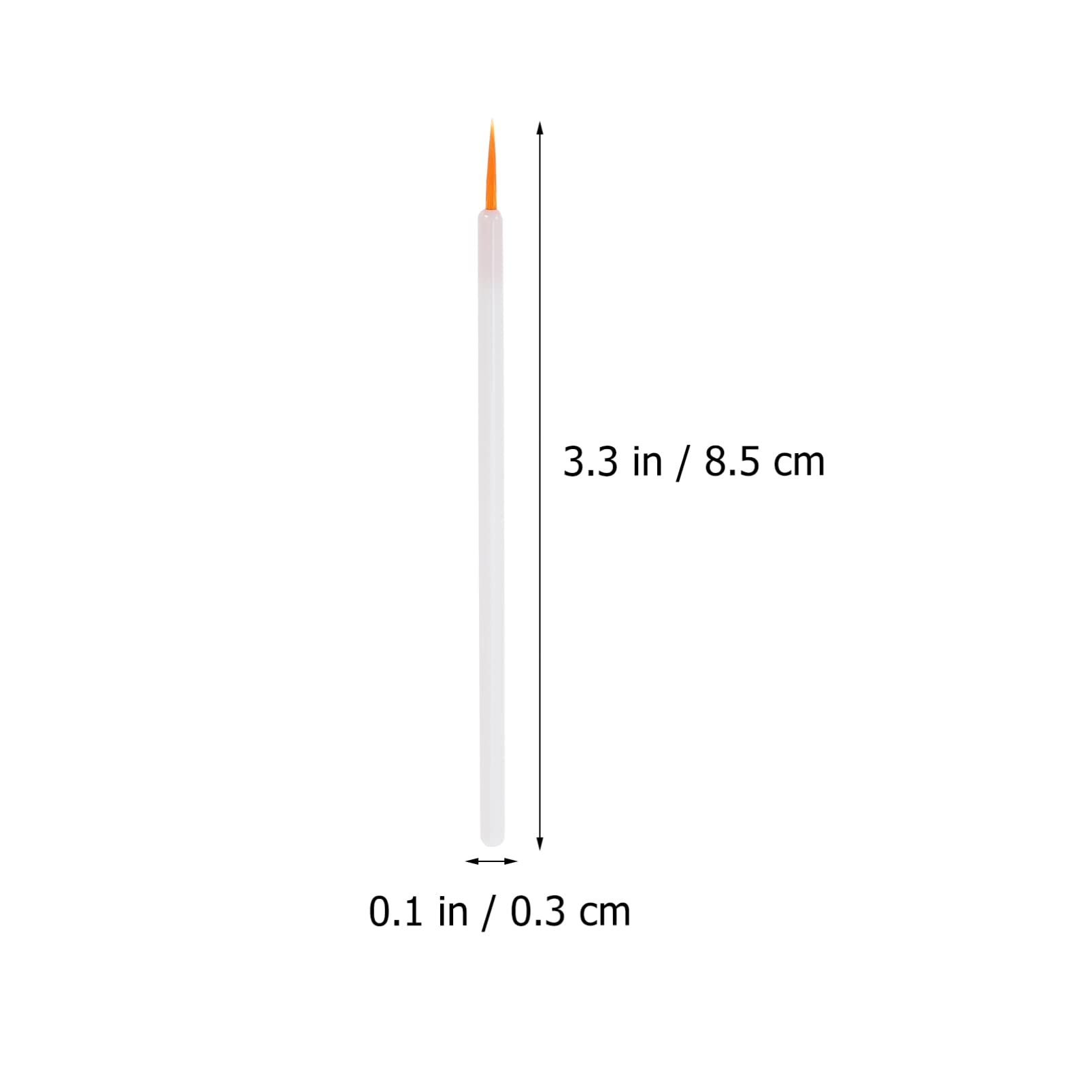 FOMIYES Liquid Eyeliner Makeup Gadgets 100Pcs Nylon Fiber Eyeliner One- off Eyeline Applicator Safe Eyeliner Liquid Eye Wands Women Makeup Tools Eye Makeup Make Up Kit