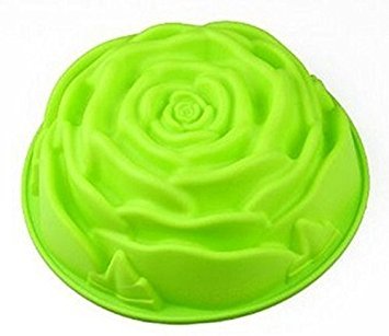 Allforhome Big Rose Silicone Cake Baking Molds Cake Pans Pizza Molds Bread Loaf Pan Tray Cake Making Baking Bakeware Molds Mould #TOP2
