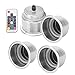 Kuuleyn Drink Cup Holder, 4Pcs DC 12V RGB LED Car Beverage Bottle Cup Holders with Remote Control for Marine RV Truck