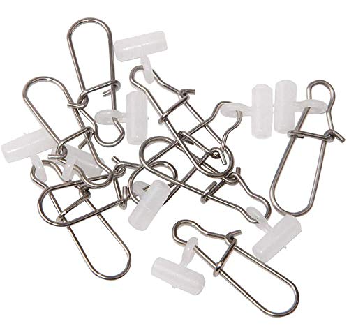 image for JSHANMEI Fishing Line Sinker Slide with Duo Lock Snap Fishing Sinker S