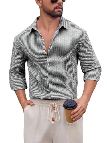Image of Lymio Men Shirt || Striped Shirt for Man || Full Sleeve || Casual Style (Packs Also Available) (Crush-Lining-New)