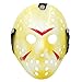 A9TEN Jason Mask Costume, Friday the 13th Jason Voorhees Hockey Mask for Kids & Adult Halloween Cosplay Masquerade Party Yellow