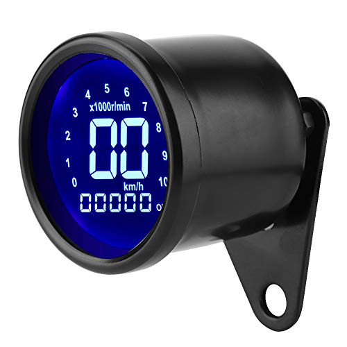 Compteur Moto,Medidor De Velocímetro De Motocicleta,Universel Moto Lcd Affichage Instrument Compteur De Vitesse Odomètre Tachymètre Compteur Jauge Sports...