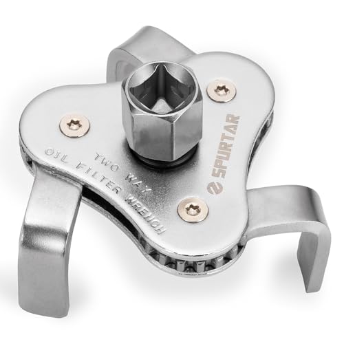 Spurtar - Spurtar Clé à Filtre à Huile pour l’enlèvement Diamètre 64-116mm Outil de Retrait Clé De Filtre à Huile 3 Bras Réglable pour Voiture Camion - -7%