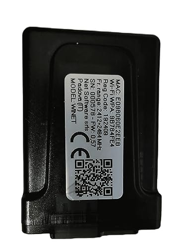 Controllo remoto WiFi Stufa a Pellet Aria - completo di cavi - Funziona con La Nordica - Extraflame – Piazzetta - ed altri marchi previa verifica col venditore. Compatibile con Alexa/Google