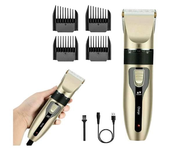 Portable Hair Clipper for Men, Rechargeable Beard Trimmer, Cordless Hair Cutting Machine with Adjustable Blade, USB Charging Professional Grooming Tool-image-46