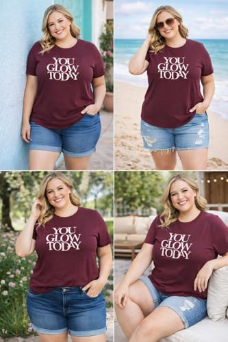 Image of In Love Women's Graphic Printed Cotton Plus Size Longline T-Shirt | Cotton fabric - soft longline T-shirt with easy plus-size fit