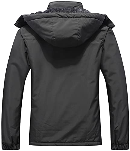 Image of MOERDENG Women's Ski Jacket Warm Winter Coat Hooded Snowboarding Jackets Waterproof Mountain Windbreaker for Hiking Traval