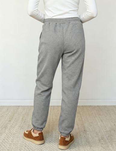 Image of Yeokou Women's Warm Sherpa Lined Athletic Sweatpants Joggers Fleece Pants