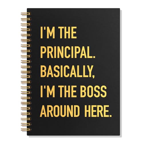 Carnet à spirales ligné I'm The Principal pour directeur d'école