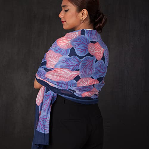 Danica Studio Neptune Cotton Long Designer Scarf 40 x 72 inches3