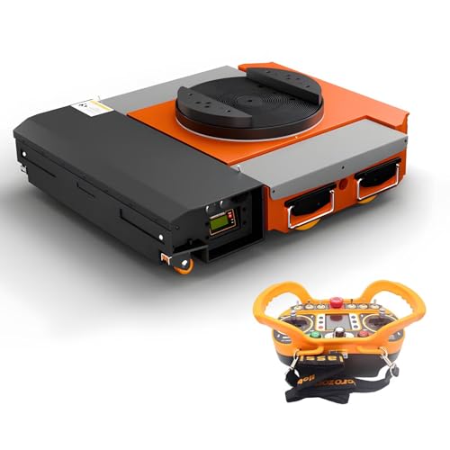 JIN YANG HU 20 Ton Electric Machinery Skate Dolly, Industrial Heavy Duty Machine Moving Skate, Commercial Remote Control Electric Machinery Mover