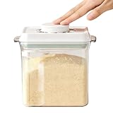 Milchpulver Aufbewahrungsbox, 1700 ml Milchpulver Box mit Löffel, Bpa Frei, Transparent Babypulver Aufbewahrung Dose, Milchpulver Behälter von Milchpulver, Mehl, Hirse, Roten Bohnen