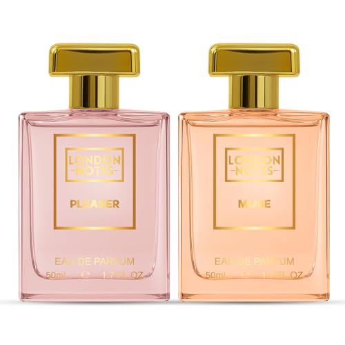 Image of LONDON NOTES Muse Moments Duo Perfume for Men & Women | Unisex Long Lasting Fresh & Fruity Fragrance (50ml x 2)