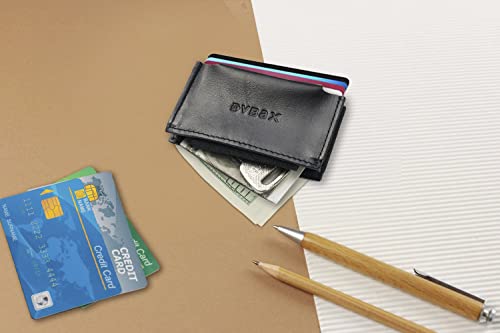 Image of Minimalist Slim Wallet Credit Card Holders - Elastic Small Front Pocket Wallet For Men Women