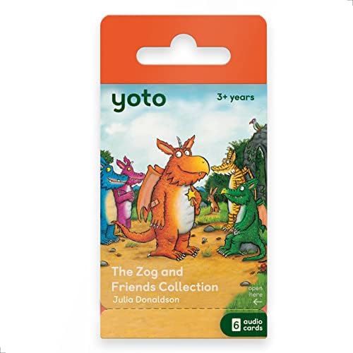 Yoto Zog & Friends Collection by Julia Donaldson 6 Kids Audiobook Cards for Use with Yoto Player & Yoto Mini Story Box Speaker, Fun Educational Daytime & Bedtime Stories for Children Ages 3+
