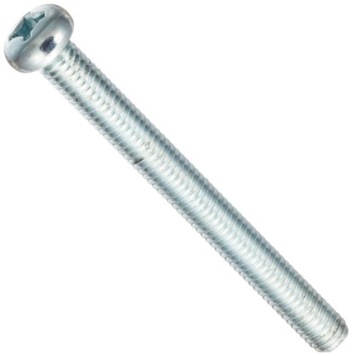 Small Parts FSCM660JISSZ Steel Pan Head Machine Screw, Zinc Plated, JIS B1111, #3 Phillips Drive, M6-1 Thread Size, 60 mm Length, Fully Threaded, Imported (Pack of 10)