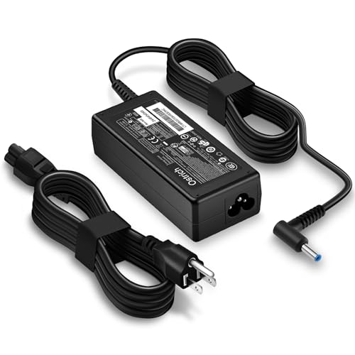 Charger Compatible with HP Laptop Computer 65W 45W Smart Blue Tip Power Adapter - image 7
