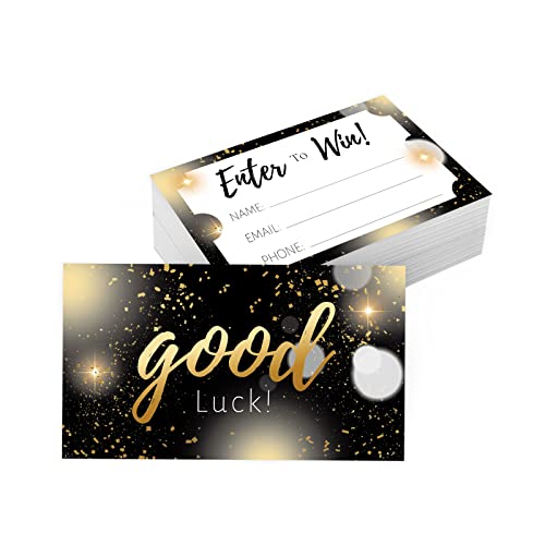 PLIGREAT Lot de 120 Cartes de Tombola, Participez pour Gagner Billets de Tombola Formulaire D'entrée Cartes pour Concours Bulletins de Vote Foires Carte de Tombola avec Vierge pour Nom, E-Mail, Numéro