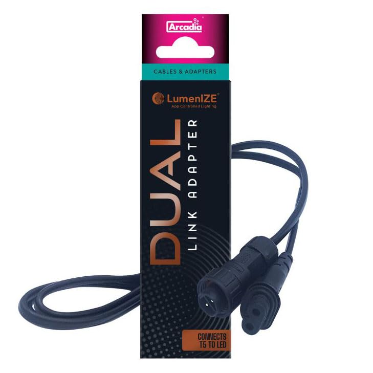 Arcadia LumenIZE T5 to LED, 1.2M Link Cable Reptile Terrarium Vivarium Lighting Accessory โ image 1