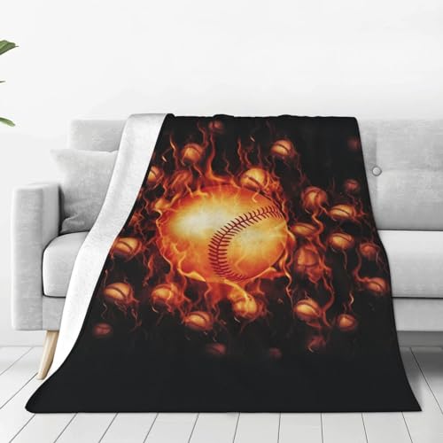 Plaid couverture polaire baseball lit canapé chaude et durable - 2