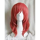 KAPVXRKI LoveLive! Love Live Maki Nishikino Cosplay Wig Heat Resistant Synthetic Wigs for Halloween Costume Party Role Play+Wig Cap