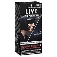 Schwarzkopf LIVE Salon Permanent Hair Colour 1-1 Blue Black
