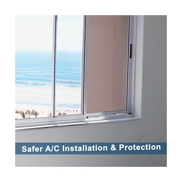 Sidasu Adjustable Window Security Bar a Pair of Security Window Lock