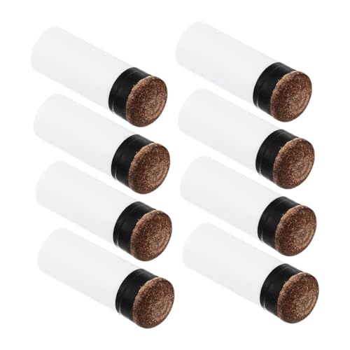 balacoo Pool Ferrule Set 8pc Billiard Tips Replacement Kit Ferrule Billiards Accessories