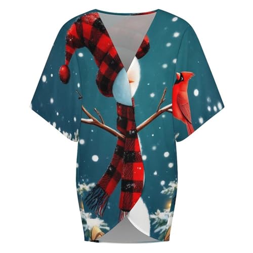 2025 Women's Girls Casual Cardigan Open-Front Half Sleeve Sweater Tops4