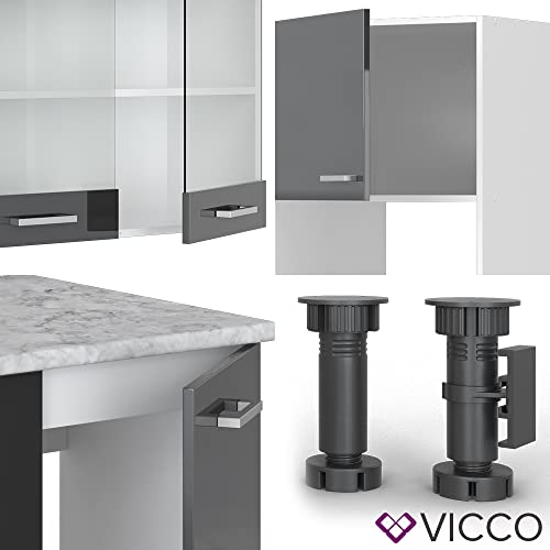 Vicco Küchenzeile Einbauküche Küchenschränke R-Line Weiß Küchenmöbel - Image 6