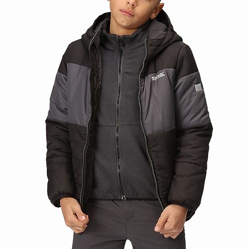 Kids Lofthouse VII Padded Water Repellent Jacket - Black - 3-4 Yrs