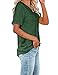 WIHOLL Summer Tops T Shirts for Women Loose Fit Casual Pocket Tees Fashion Women's Clothing Maternity Clothes Green XXL