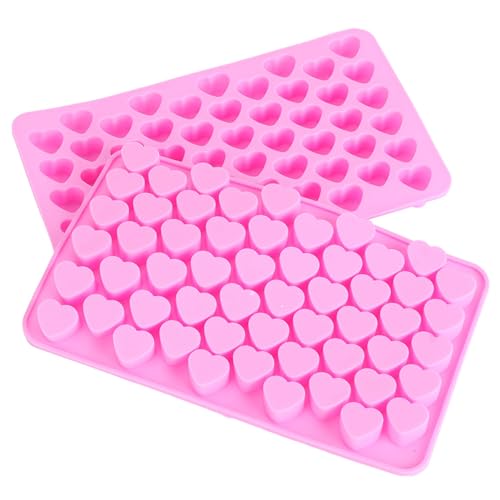 Molde para pasteles de silicona en forma de corazón miniatura 3