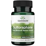Swanson, Broccoli Sprout Extract, with Sulforaphane, 60 Vegan Capsules, high Strength, Vegetarian, Soy Free, Gluten Free, Non-GMO