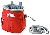 PETZL Unisex_Adult sakapoche Magnesium Bag, red, Standard Size
