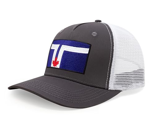 Image of International Tie City Hat for Men and Women, Adjustable Snapback Trucker Baseball Cap with Embroidered Patch
