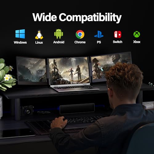 Setclod Upgraded Laptop Screen Extender Monitor Portable, 14.1 1080P FHD IPS Screen, Monit - image 7