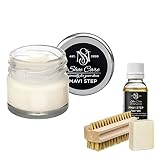 MAVI STEP Aurora Premium Suede & Nubuck Care Kit para reparación de zapatos, botas, muebles, sofás y chaquetas, hombres y mujeres, 153 cáscara de huevo, Talla única