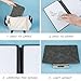 2Pcs Portable White Board Dry Erase Notebook, 9.5 * 6.6in Double Sided Folding WhiteBoard Notebook with Marker Pen Wiping Cloth, Office Home Supplies Desk Accessories