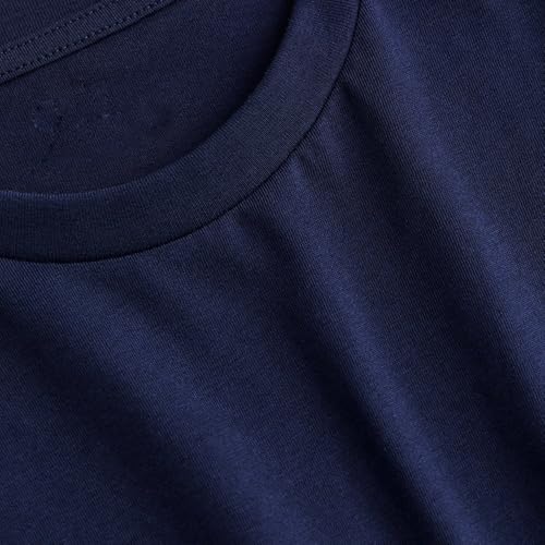 Men's Classic T Shirts Heart Electrocardiogram Embroidered Short Sleeve Casual T-Shirts for Men2