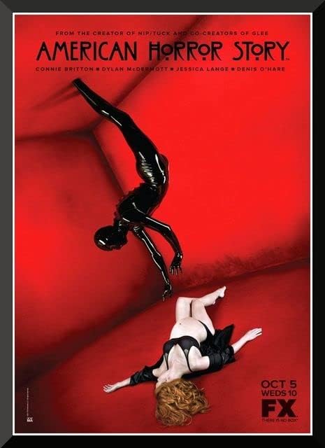 5D Diamond Painting Retro American Horror Story Movies (40x60cm) Cross Stitch kit Diamond Painting Kits for Adults,New Diamond Painting Kit,Paintings Pictures Mosaic Arts Craft for Home Decor