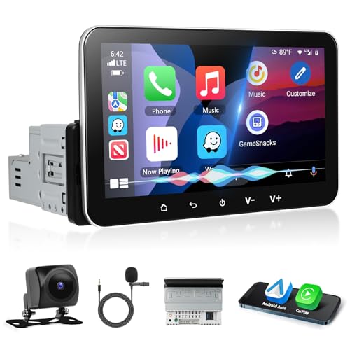 4+64G Autoradio1 Din Android Auto Wireless, Motorsi 7" IPS Schermo