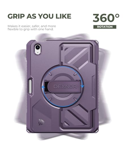 Dexnor Case for iPad (A16) 11th/10th Generation Rugged Extra-Wide Stand by Dexnor - Used condition - Image 3