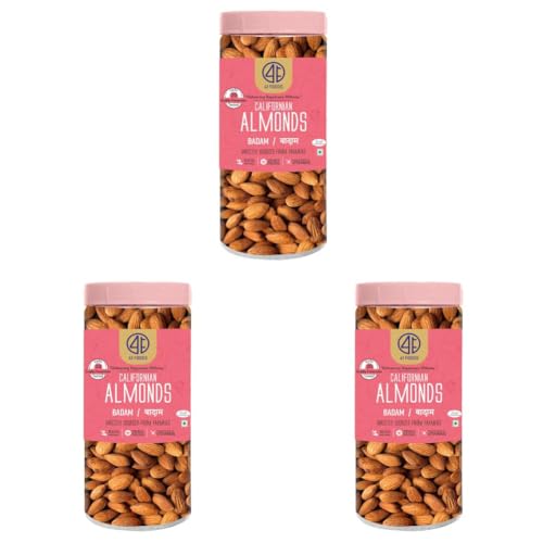 Image of 41 Foods Premium Almonds | Badam | 500g (Pack of 3)