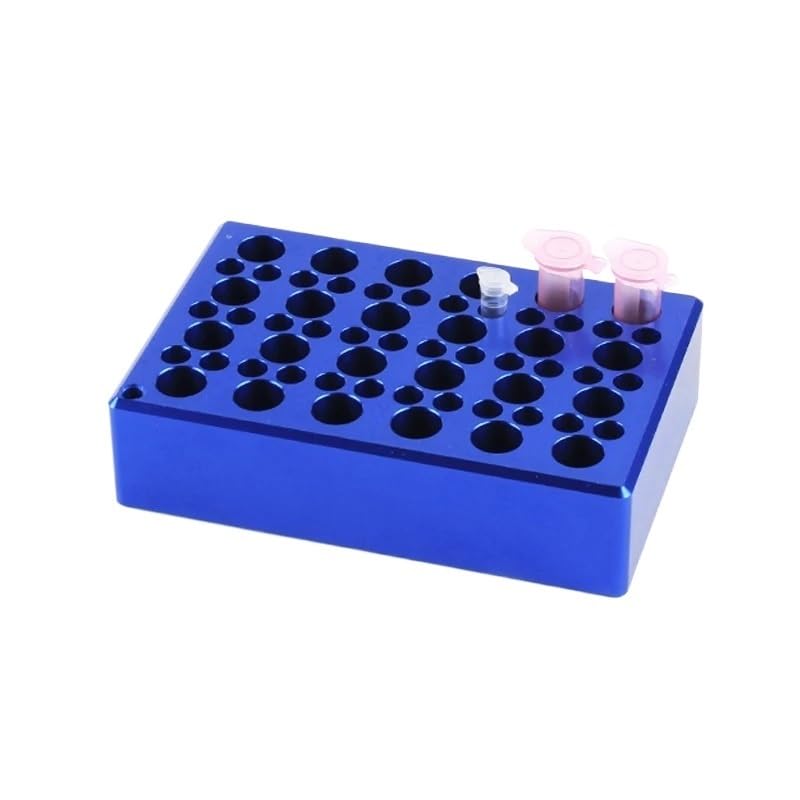Multipurpose Ice Modular PCR Cooler Low-Temperature Thermostat Pre-Cooled Aluminum Ice Box 0.2/1.5/15/50ML Centrifuge Tube Rack(Multi-use 15-50ml)