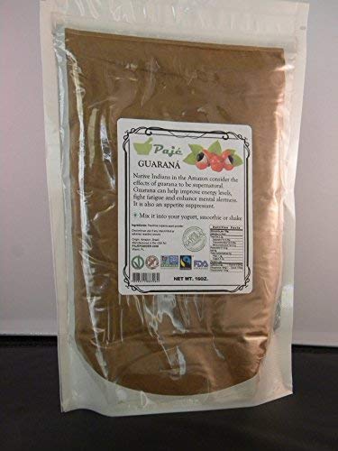 Guarana Powder Seed Berry 4oz 8oz 12oz 16oz 1lb 32oz 2lb 5lb 8lb