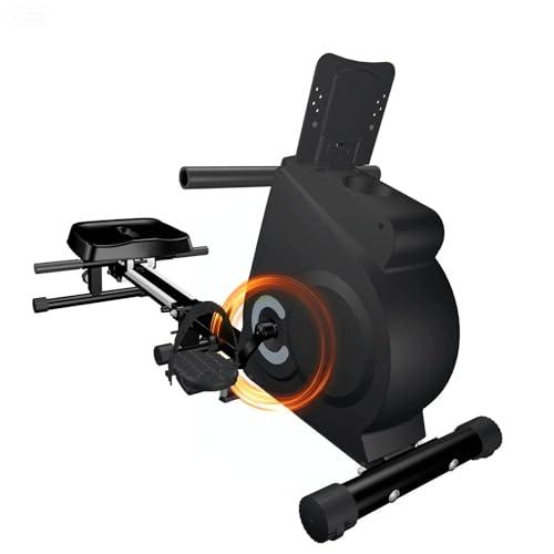 NouveautéPolyvalent rameur Pliable Appartement et Velo dappartement，Tout-en-Un,Réglable, à Double glissière, Silencieux, Montage...