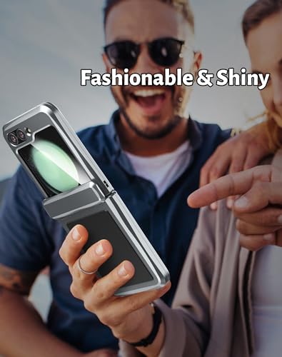 Feitenn FT20231020 For Samsung Z Flip 5 Case, Aluminum Metal Heavy Duty Shockproof Protective Case thumb #6