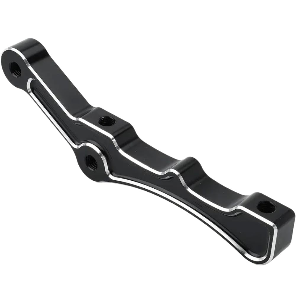 Tvhpwhcka Black1 Motorcycle Radial Front Wheel Brake Dual Disc Caliper Bracket Clip For 11.5 Inch And 11.8 Inch Rotors Compatible With Touring Softail Sportster(Black1)